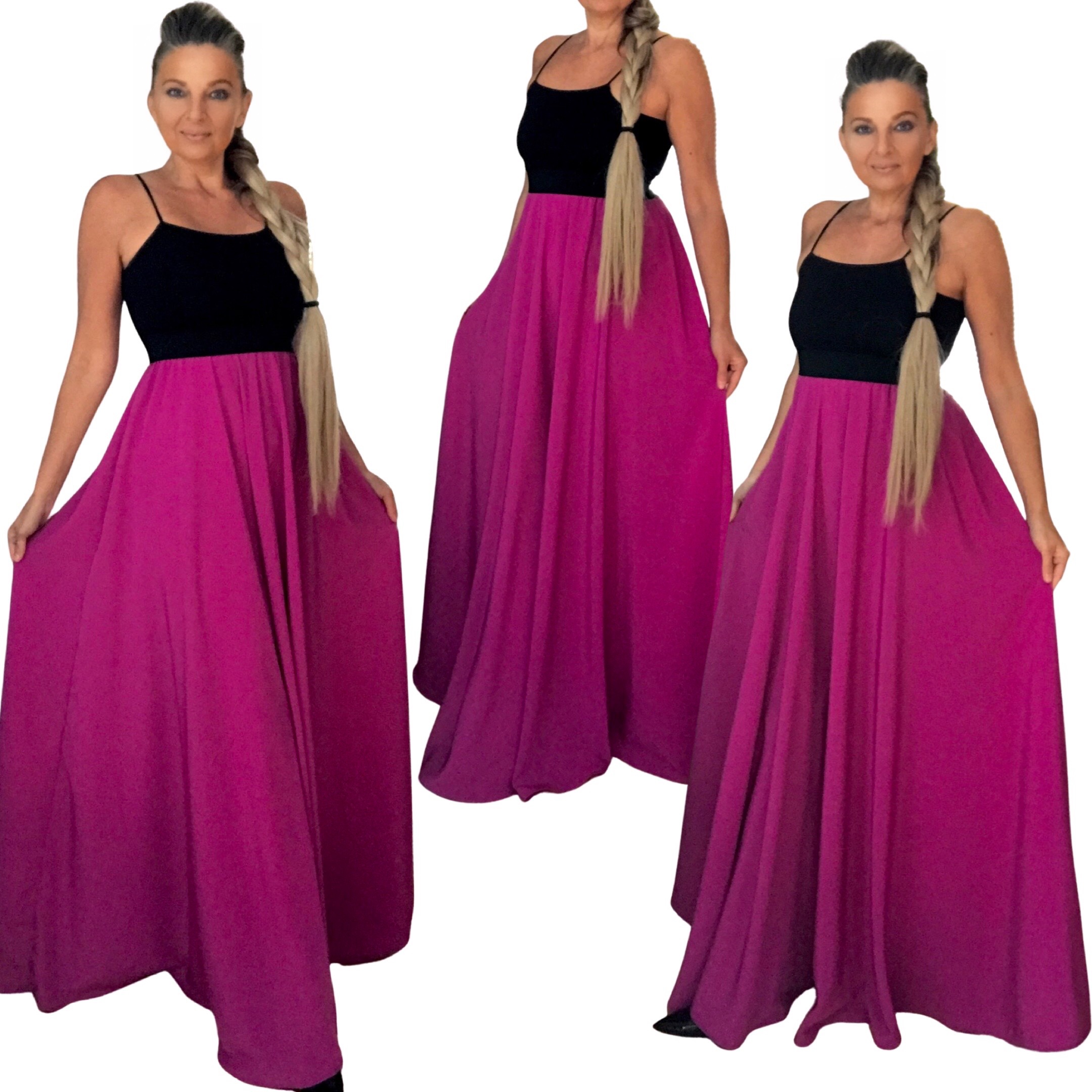 Dlouhé šaty BOROS DR-L-FU01